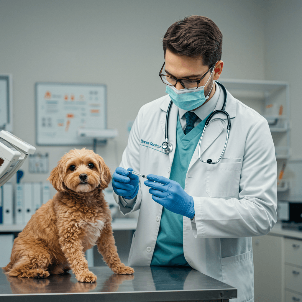 Adorable smiling puppy